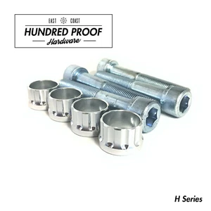 HUNDRED PROOF HARDWARE Engine to Trans Bolt Kit Honda Prelude H22a H23 [Silver] - Bild 1 von 1