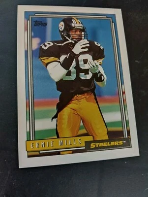 Ernie Mills Pittsburgh Steelers Wide Receiver Topps  NFL 1992  Card #272 - Image 1 of 2