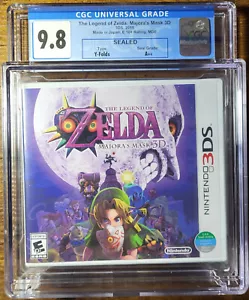 2015 Legend of Zelda Majora's Mask 3D Nintendo 3DS New Sealed CGC 9.8 A++ - Picture 1 of 3