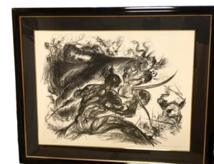 Yoshitaka Amano "Legend" Lithograph Edition Autographed Framed 5/19 - Picture 1 of 7