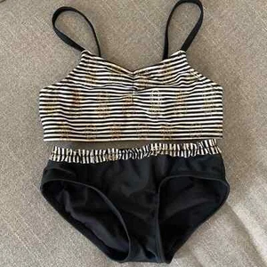 Cat & Jack black swimsuit with gold pineapples Size XS (4/5) - Picture 1 of 8