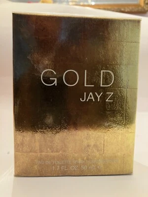 GOLD JAY Z EDT Spray 1,7 oz para Homens, 100% AUTÊNTICO, MUITO RARO, LACRADO - Imagem 1 de 2