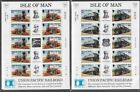 Isle of Man Trains Union Pacific Railroad neuf 2 feuilles dans le dossier 1992