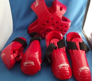 Tiger Claw's Sparmaster Taekwondo Sparring Gear Helmet, Hand, Feet Small CH06 - Picture 1 of 6