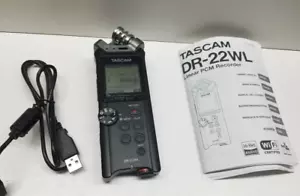 Tascam DR-22WL Portable Handheld Audio Recorder with WiFi Tested Black - Picture 1 of 5