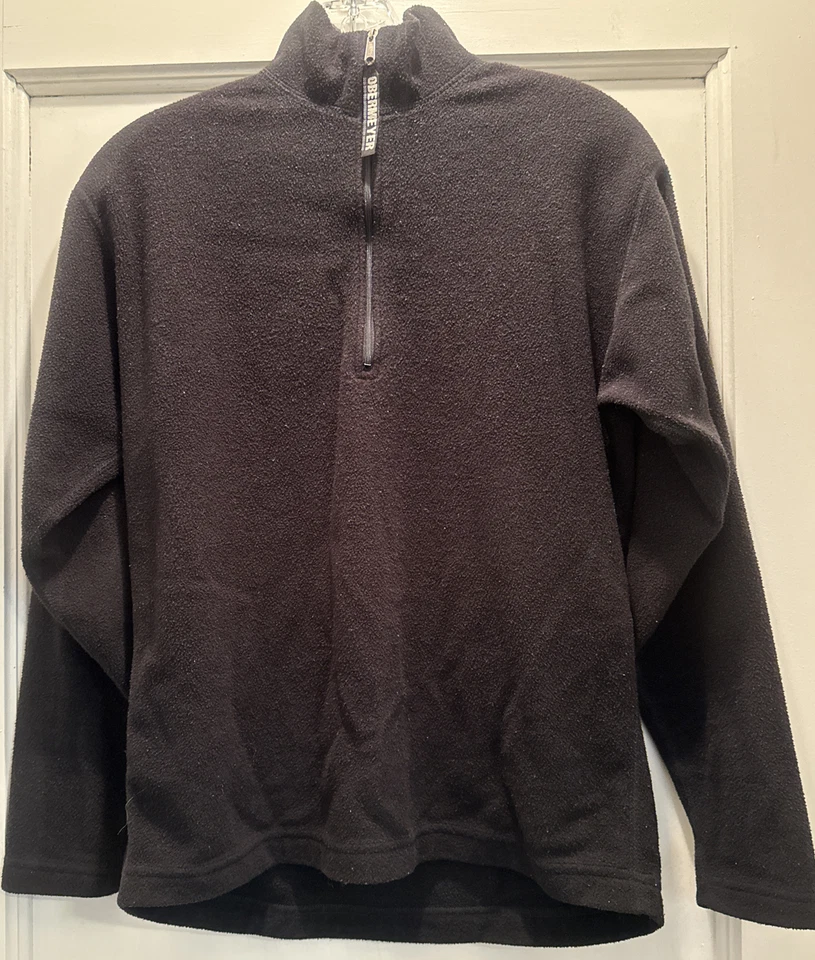 Obermeyer Sweater Women’s XS  Black 1/4 Fleece Jacket Long Sleeved Read Desc. - Image 1 of 4