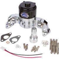 Chrome Small Block Chevy Electric Water Pump 350 EWP SBC High Volume Flow