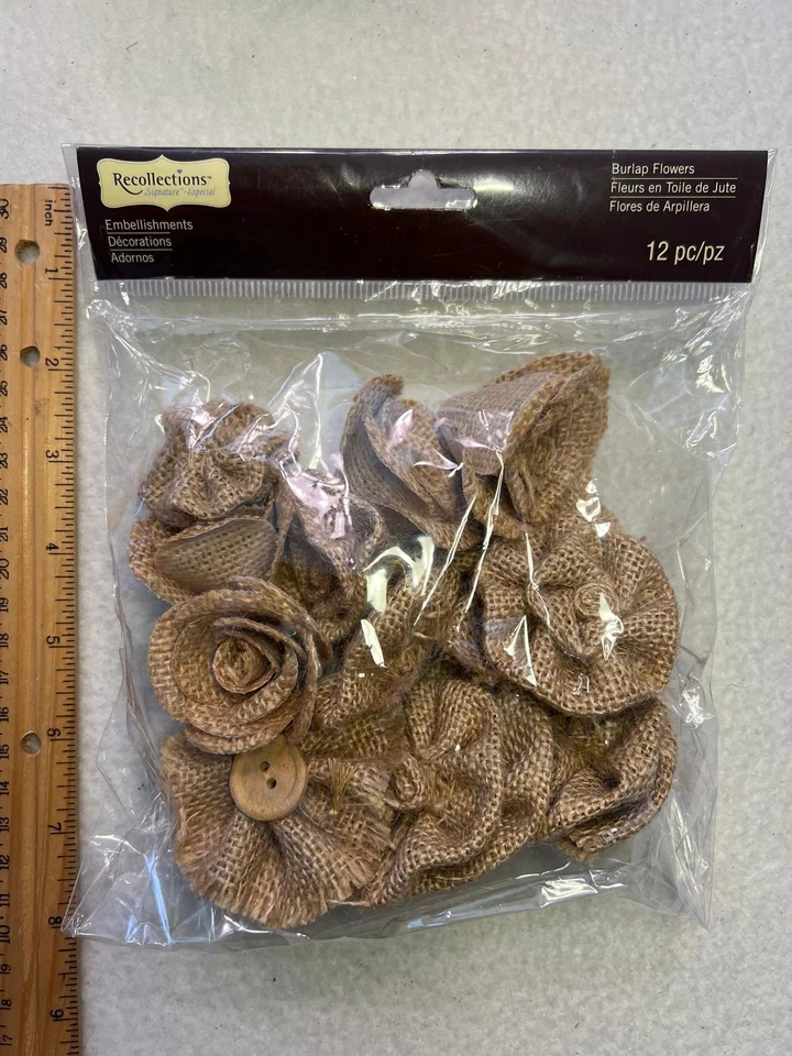 Recollections Floral Lacel Embellishments Trim Doilies Stikers 73 TYPE - Image 1 of 1