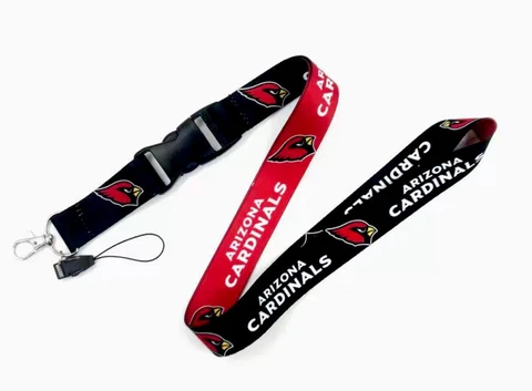 Arizona Cardinals NFL Football LANYARD DETACHABLE BUCKLE KEY CHAIN WIN-CRAFT US Cover