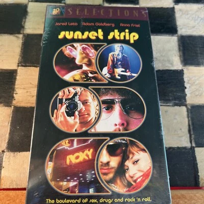 Sunset Strip (VHS, 2000)- Jared Leto,  Adam Goldberg, Anna Friel -new - Image 1 of 3