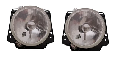 Passend VW Golf 2 Hauptscheinwerfer Scheinwerfer Set H4 83-91 - Bild 1 von 2