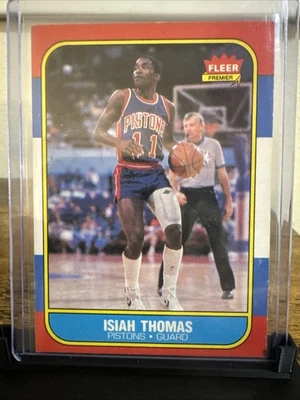 1986 - 87 Fleer - Isiah Thomas #109 (RC) — 第 1/4 张图片