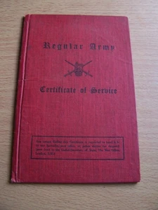 Certificado de Servicio Militar Regular Ejército J A Crump REME 1952-1959 - Imagen 1 de 7