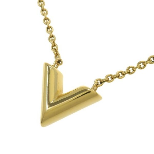 LOUIS VUITTON（LV） Louis Vuitton Collana Essential V M00857 Oro GP Circonferenza Collo 39 44 cm