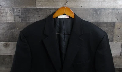 Blazer John W Nordstrom para hombre 46R negro 100 % cachemir Loro Piana Canadá Foto 1 de 4