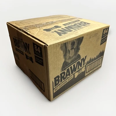 (4-pack) Brawny Pet Wet Cleaning Wipes Extra Large 84ct Each New Sealed - Image 1 of 4