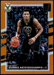 2017-18 Donruss #81 Giannis Antetokounmpo Holo Orange Laser E1 - Bild 1 von 2