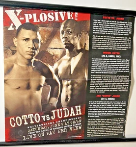 Miguel Cotto vs. Zab Judah Boxing Fight * Direc TV Promo 11 x 11 Poster - Picture 1 of 1