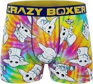 CRAZYBOXER Men's Underwear The Mandalorian Breathable Original Boxer Brief Soft - Picture 1 of 4