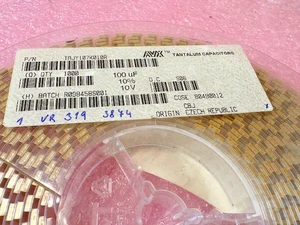 1000pc 100uF 10V 10% NEW AVX TAJY107K010R TANTALUM  CAPACITOR Case 2917 - Picture 1 of 6