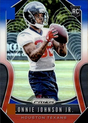 2019 PANNIi PRIZM RED WHITE BLUE ROOKIE #396 LONNIE JOHNSON JR HOUSTON TEXANS RC - Image 1 of 2