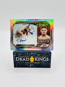 2023 Panini Select UFC - Tom Aspinall - Octagon Action Signatures Silver Auto - Picture 1 of 2