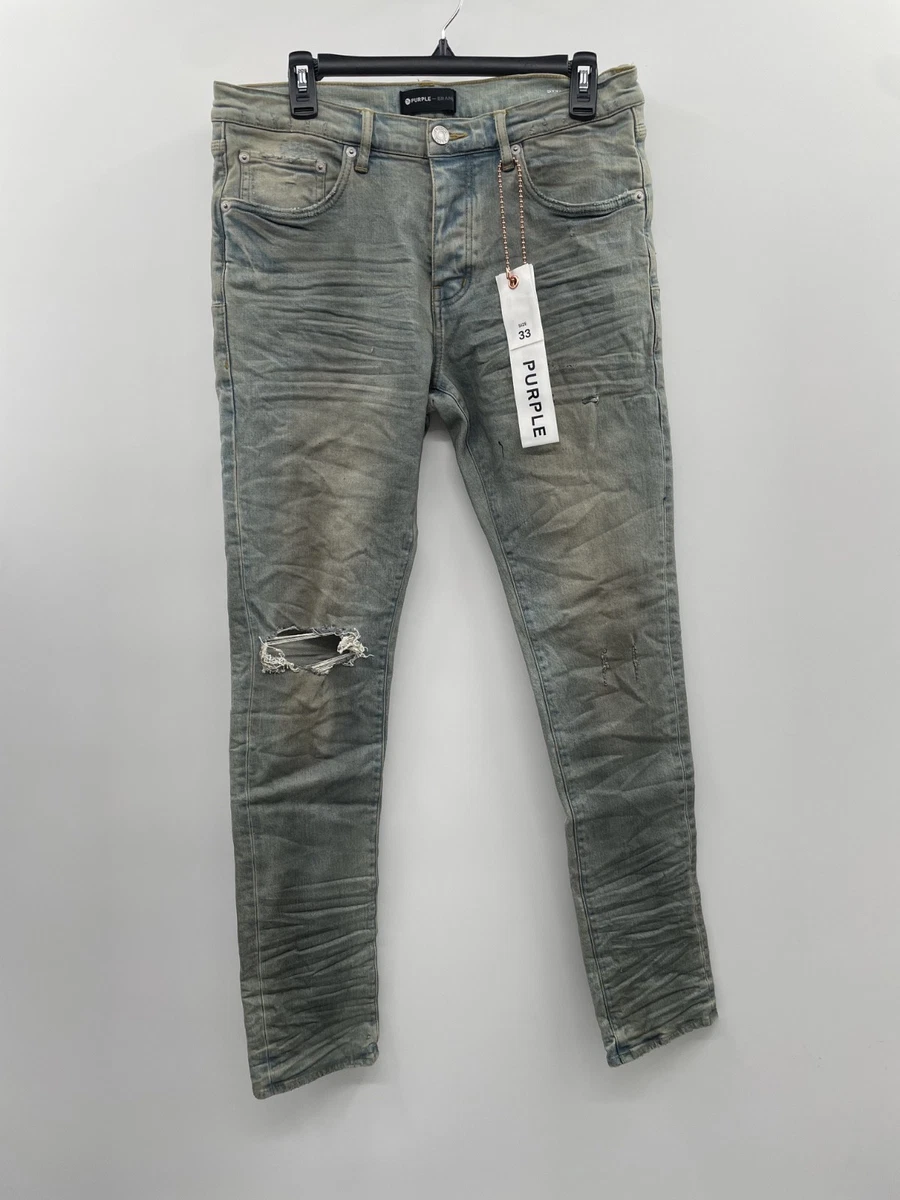 Mid 10-12 Inch Purple Jeans for Men for sale | eBay