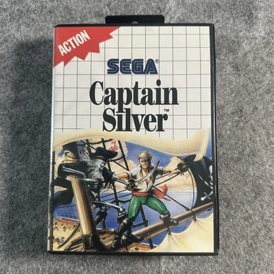 Vintage Captain Silver Sega Master System Video Game Complete CIB Japan 1989 - Image 1 of 4