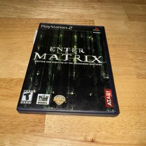 Enter the Matrix PS2 Sony PlayStation 2 Game Complete CIB Tested Working - Picture 1 of 4