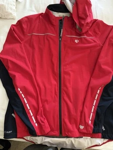 Pearl Izumi Women’s Cycling Jacket XXL Red W Removable Hood - Picture 1 of 9