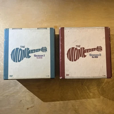 The Monkees 1966-1968 Seasons 1 & 2 DVD Box Sets Complete Series OOP Rhino - Image 1 of 4