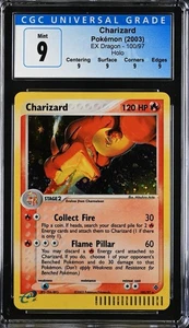 Pokemon Charizard EX Dragon Holo Rare #100 CGC 9 Mint - With Sub Grades - Bild 1 von 2