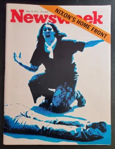 VNTG NEWSWEEK Nixon's Home Front (Kent State) May 18, 1970 W24 L13 - Imagen 1 de 2