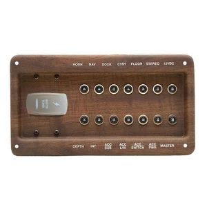 Godfrey Pontoon Boat Breaker Panel | Master Power Woodgrain - Picture 1 of 3