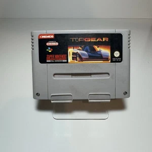Top Gear Super Nintendo Game Cartridge PAL Working SNES - Picture 1 of 5