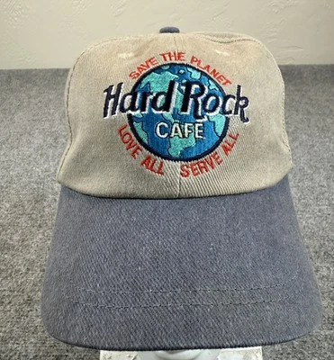 VINTAGE Hard Rock Cafe Hat Cap Snap Back Embroidered Puerto Vallarta Mens 90s - Image 1 of 4