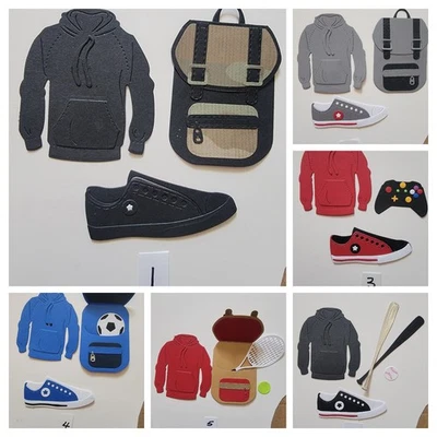 Mochila Chaqueta Converse Deportes Combo Cartulina Troquelada Regreso a la Escuela #1-9 Foto 1 de 4