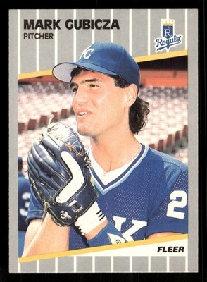Mark Gubicza 1989 Fleer #283 Kansas City Royals - Image 1 of 2