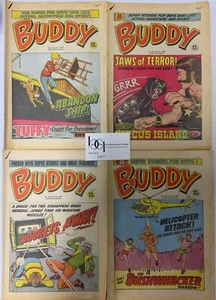 Rare Vintage BUDDY Comics Sequence July 4, 11, 18 & 25 1981 # 21 22 23 24 Good - Picture 1 of 7