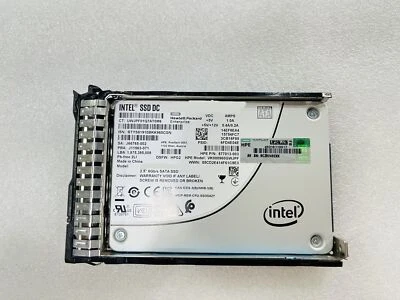 For HPE 480GB 2.5" SATA 6G G8 G9 Gen10 Server SSD Replace 872344-B21 872518-001 - Image 1 of 4