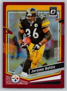 Jerome Bettis 2023 Panini Donruss Optic Red /99 #162 Pittsburgh Steelers - Picture 1 of 2