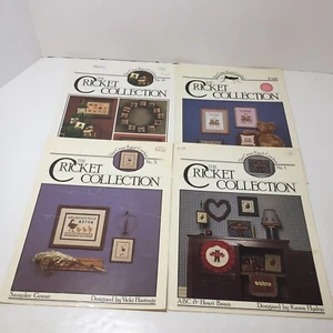 4 Cross Stitch Pattern Books Cricket Collection #1 5 8 14 - Picture 1 of 5