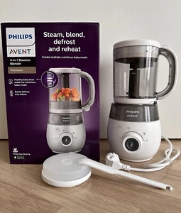 Philips Avent 4-in-1 Dampfgarer Mixer Premium Babynahrungszubereiter 3x benutzt - Bild 1 von 9