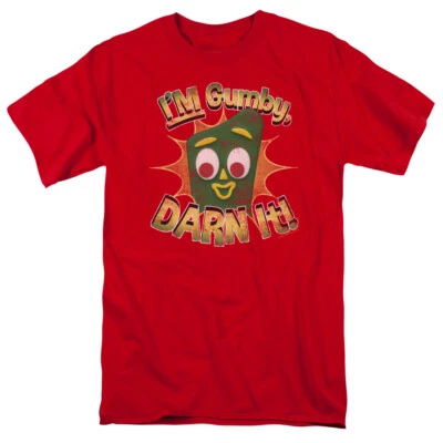 Camiseta gráfica GUMBY DARN IT con licencia para hombre adulto SM-5XL Foto 1 de 2