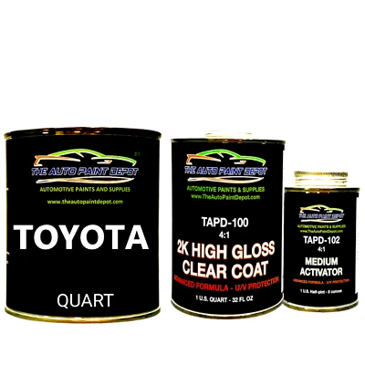 Краска Toyota Touch Up | бутылки, ручка, аэрозоль, пинта, кварта | совпадение цветов от оригинального производителя - - Изображение 1 из 4