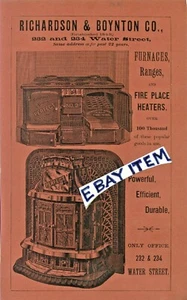 Anuncio Richardson & Boynton Company 232-234 Water Street 1886 NUEVA YORK - Imagen 1 de 1