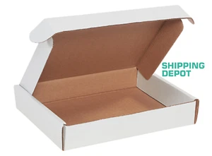 11 1/8 x 8 3/4 x 2" Front Lock Deluxe Literature Mailer White Corrugated Box - Picture 1 of 3