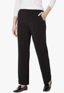Briggs Women 12 S Pull-on Side Pocket Pants Slimming Solution Comfort Waistband - Picture 1 of 12