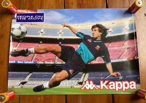 Póster Kappa vintage Jose’M Bakero F.C Barcelona People on the move 1996 - Imagen 1 de 9