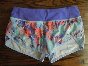 IVIVVA LULULEMON GIRLS SHORTS SZ.10 MINT - Picture 1 of 2